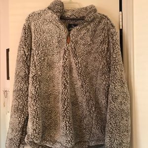 Lamb fur looking sweatshirt